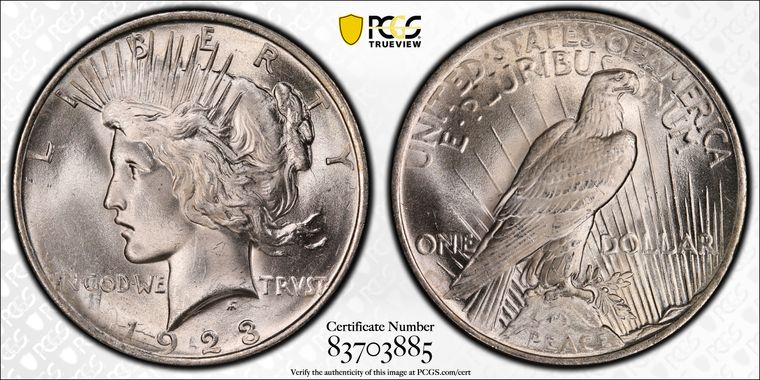 Cert 83703885 - Coin Image