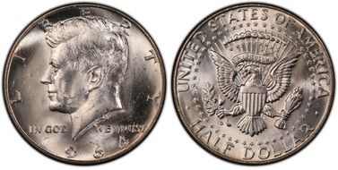 1964-D 50C DDO FS-104 MS64