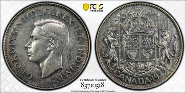 1947 50C Straight 7, Maple Leaf AU50