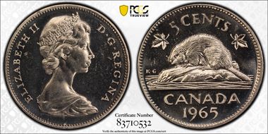 1965 5C LB Attached MS64