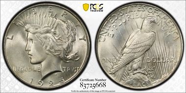 1925 $1 MS65