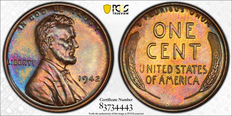 Cert 83734443 - Coin Image