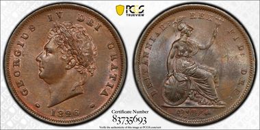 1826 1D S-3823 MS64BN