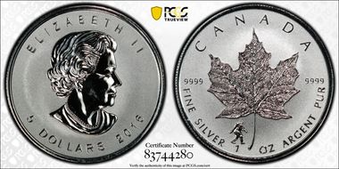 2016 $5 ML Bigfoot Privy SP68