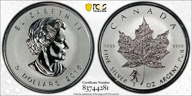 2016 $5 ML Bigfoot Privy SP68