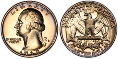 1969-S 25C RPM FS-501 PR68