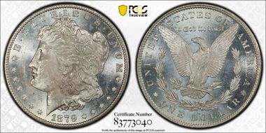 1879-S $1 MS64PL