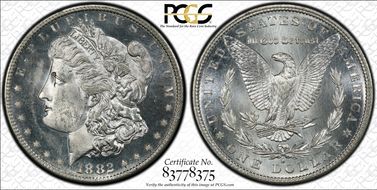 1882-S $1 MS64