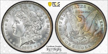 1883-O $1 MS64