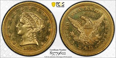 1840-C $2.50 MS62