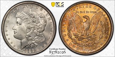 1886 $1 MS64
