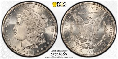 1881-S $1 MS68