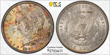 1880-O $1 MS62