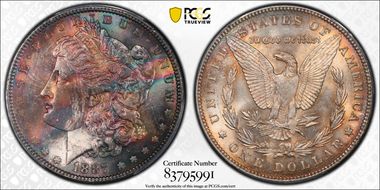 1887/6 $1 MS65+
