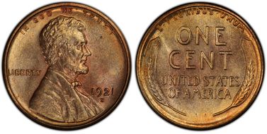 1921-S 1C MS65BN