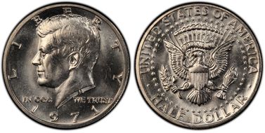 1971-D 50C DDO, FS-101 MS64+