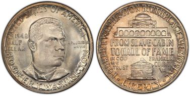 1948 50C Booker T. Washington MS67