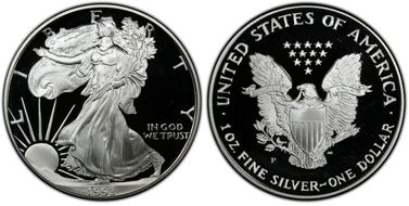 1993-P $1 Silver Eagle PR69DCAM