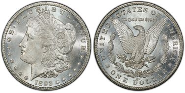 1893-CC $1 MS63