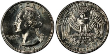 1992-P 25C MS66