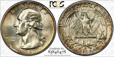 1961-D/D 25C RPM FS-502 MS65