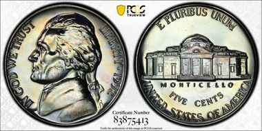 1952 5C Re-Engraved Obv Design FS-401 PR67