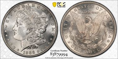 1886-S $1 VAM 2, S/S MS64+