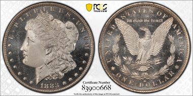 1883-O $1 MS66DMPL