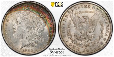 1883-O $1 MS62
