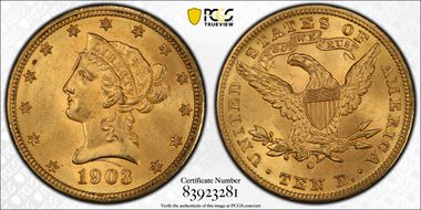 1903-O $10 MS64