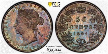 1894 50C MS64+