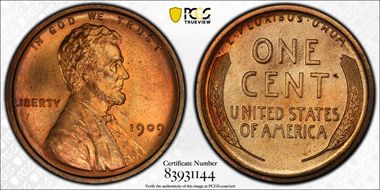 1909 1C Lincoln PR66RD