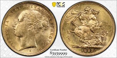 1887-S Sov S-3858E St. George MS62