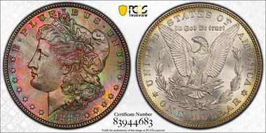 1887 $1 MS65
