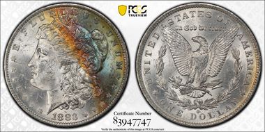 1883-O $1 MS62