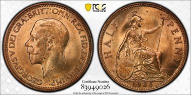 1935 1/2D S-4058 MS65RD