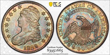 1829 50C O-114 MS63+