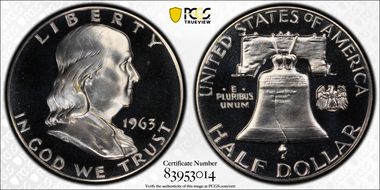 1963 50C PR67CAM