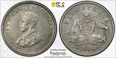 1934/3(m) 3D KM-24  Ag AU55