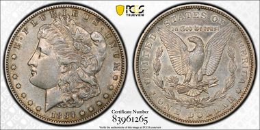 1884-S $1 AU50
