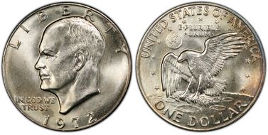 1972-D $1 MS66+