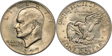 1977 $1 MS66