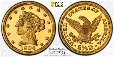 1904 $2.50 PR66+ CAM