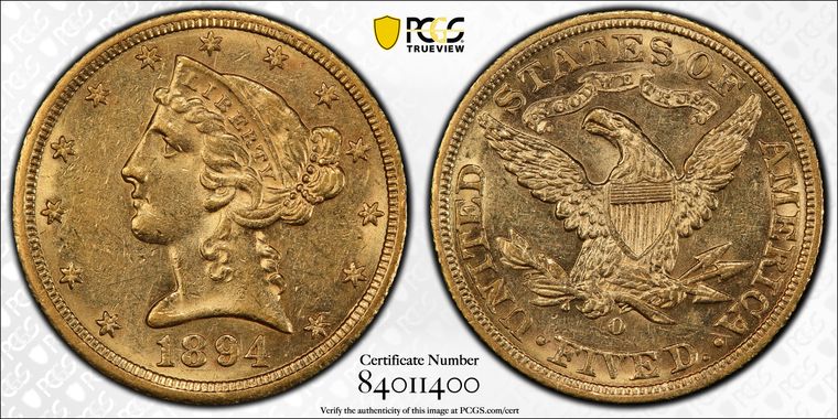 Cert 84011400 - Coin Image