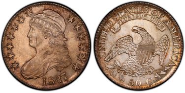 1827 50C Curl Base 2 MS63+