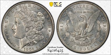1904-S $1 AU55