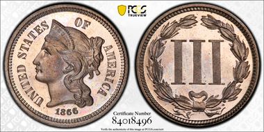 1866 3CN PR67DCAM