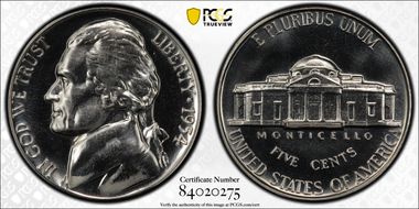 1954 5C Re-Engraved Obv Design FS-401 PR67