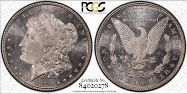 1879 $1 MS64PL
