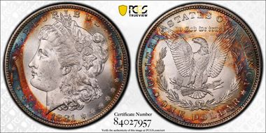 1881 $1 MS65+